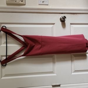 Dress with stripes in the back